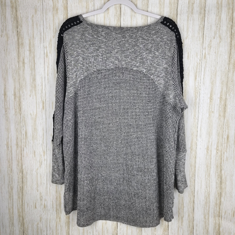 Soft Surroundings Bailey Waffle Knit Top 2X - Picture 2 of 8
